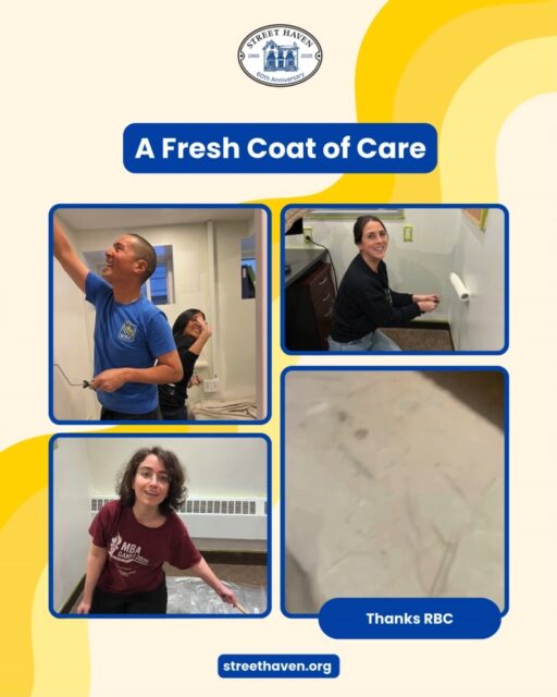 RBC rolled up their sleeves and helped turn Grant House’s basement into a cozy lounge for women in recovery — paint, laughter, and big hearts. Huge thanks to Rudy & the team. Stay tuned for the reveal! 🎨💛
#Volunteering #CommunityImpact #MakeADifference #RBC #StreetHaven