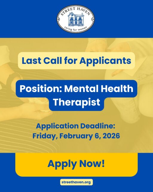 Last Call for Applicants!

We're looking for a Mental Health Therapist to provide trauma-informed, culturally responsive care at our emergency shelter.

What You'll Do:

- Deliver individual and group psychotherapy using evidence-based approaches

- Create tailored treatment plans that prioritize safety, empowerment, and resilience

- Support clients in developing healthier coping strategies and emotional regulation

- Work collaboratively within a multidisciplinary team committed to anti-oppressive environment

If you’re interested, visit our website for more information and a full job description. Link in bio. 

⏰ Apply by tomorrow, 11:59 PM, Friday, February 6, 2026

#MentalHealth #JobOpening #StreetHaven