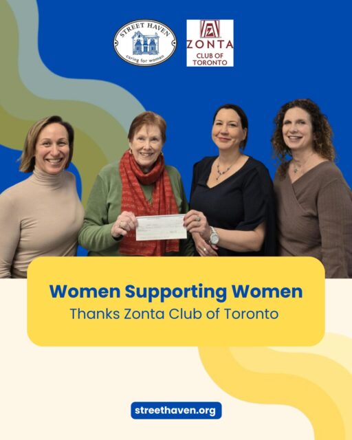 When a drop-in visit turns into an amazing gesture of women supporting women, right in the spirit of International Women's Day.

Our friend Nita McCown, President of the  @zontatoronto stopped by the office recently, honestly, we love seeing a friendly face.

The Zonta Club is a group dedicated to championing women's rights, and we're so grateful to be building a relationship with such an incredible organization. Thank you, Nita and the Zonta Club of Toronto, for your generous donation and for choosing to invest in the women we serve. This is just the beginning of a beautiful partnership.

Here's to the women who show up for women! 💛

#StreetHaven #ZontaClubofToronto #WomenSupportingWomen #CommunityLove #Grateful #WomensRights #IWD