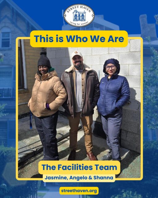 Meet the team that keeps Street Haven running! 💛🏠
Angelo, Shanna, and Jasmine are the team behind every clean room, every safe space, and every corner of our shelters, and they don't stop there. Even on their days off, they're picking up groceries, staying late to listen, and showing up for birthdays, so no one feels forgotten.
"We know how hard life can be sometimes, so it pushes us every way to help people in need."
Thank you, Angelo, Shanna, and Jasmine. Your kindness and hard work can been seen in every corner of Street Haven. We see you, and we're so grateful.
#StreetHaven #FacilitiesTeam #MeetTheTeam #Community #Teamwork #ShelterAndHousing #PeopleWhoCare #NonprofitLife #TorontoShelters