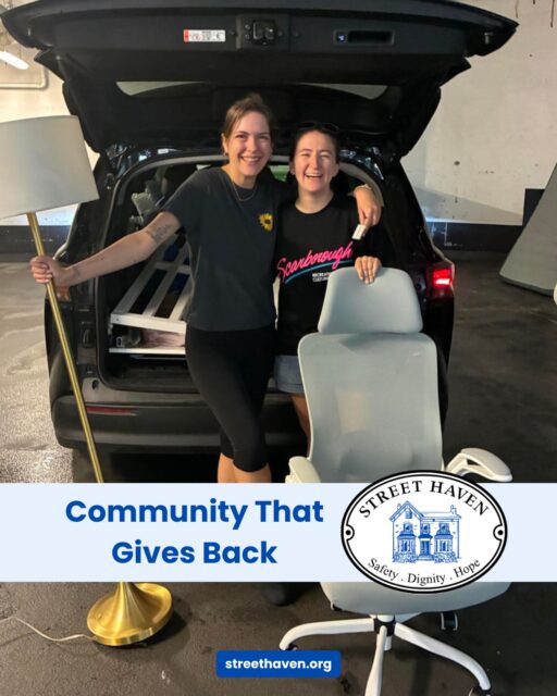 We have the BEST donors! 💛
It all started with an email from Christina saying she had furniture and kitchen items she no longer needed.
She just finished her Master of Nursing in Toronto and is heading back to BC, but before she left, she wanted her belongings to go to someone who really needed them. So she reached out to us.
Her items are not only going to our shelters, but we were able to connect her with a Pathways to Independence client who recently transitioned into housing of her own. Furniture and kitchen basics are exactly what it takes to make a new place feel like home. 🏡
Christina even brought friends to help our facilities team load the van themselves!
It's a reminder that community support doesn't always look like a big donation. Sometimes it's a grad student packing up her apartment and thinking of someone else first.
Thank you, Christina. We're lucky to have donors like you in our corner. 💛
#StreetHaven #CommunitySupport #PathwaysToIndependence #Toronto #NonprofitWork