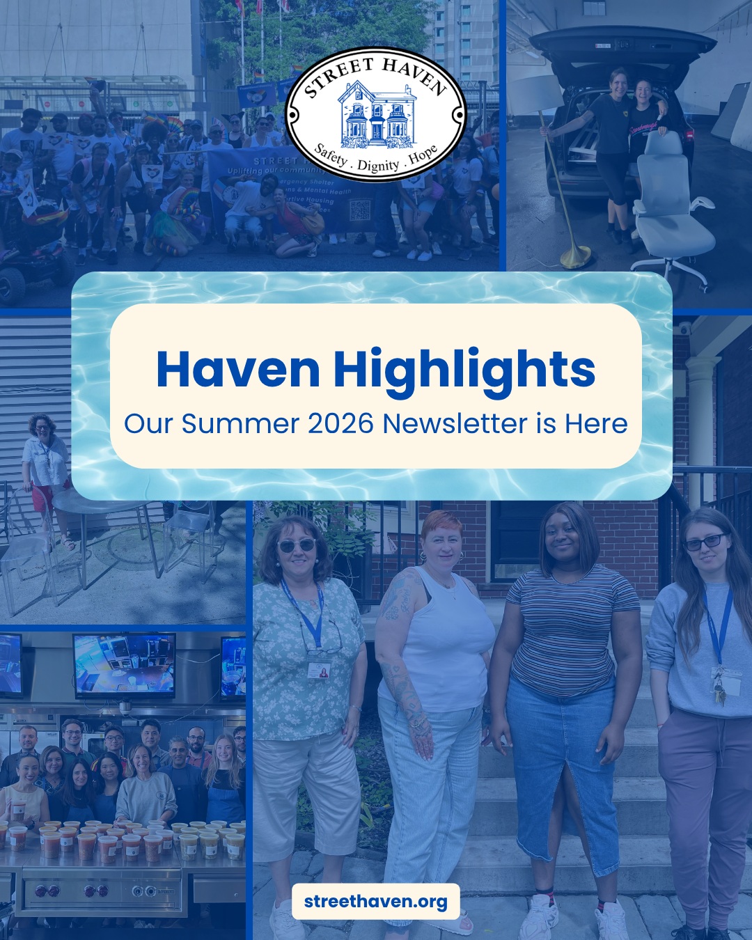 Our Summer Newsletter is out now! ☀️

Whether you're reading our newsletter for the first time, maybe we met at Doors Open, on Church Street for Pride, or through a friend, or you've been with us for years: welcome, and welcome back. 💛

Every story inside, every milestone, every woman who found housing, healing, or a fresh start, is possible because of you. Thank you for being part of the Street Haven family.

Read the full newsletter, link in bio.

#StreetHaven #SummerNewsletter #CommunityImpact #MakingADifference #NonprofitWork #StayConnected