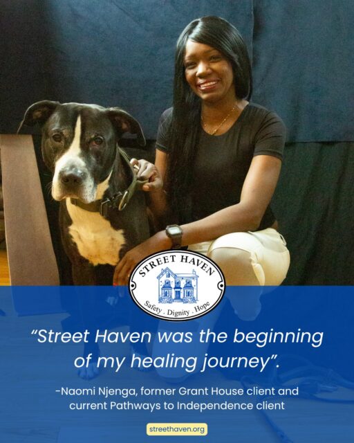 "Street Haven was the beginning of my healing journey. Grant House gave me a safe place, support, and the tools to rebuild my life. I will forever be grateful for the foundation they gave me and the happiness, security, and life I have today." - Naomi Njenga
Naomi is proof that wraparound support works.
She first came to Street Haven through our recovery and mental health treatment program at Grant House. After completing treatment, she moved into our Pathways to Independence (P2I) program, which provides up to 12 months of individualized case management for women transitioning into permanent housing.
At Street Haven, we know that many of our clients need wraparound support. We've seen shelter clients move out but still need help finding employment, and Grant House clients finish treatment but still need help securing stable housing. That's why we provide wraparound services, so our clients feel supported at every step of their journey to building a new life.
Thank you, Naomi, for trusting us to help you on your healing journey. 💛
#StreetHaven #WraparoundSupport #PathwaysToIndependence #Recovery #GrantHouse
