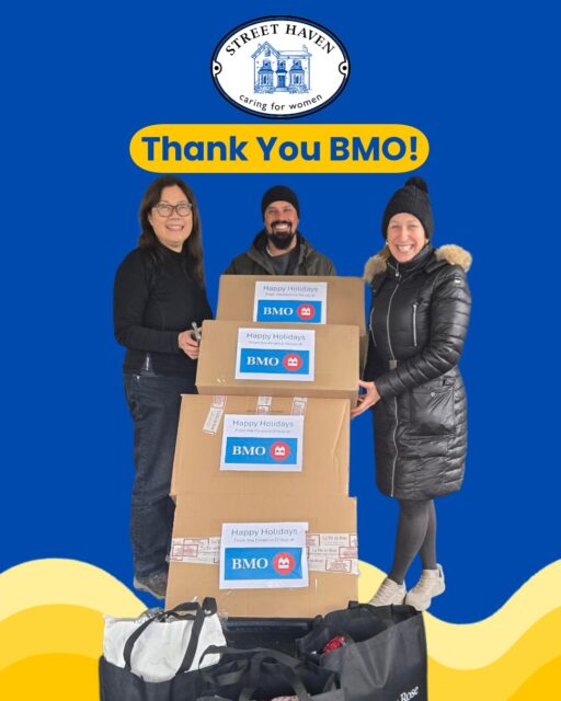 This is what 138 pajamas look like. 🎁✨
And behind those boxes? Well, this is Linda, our Street Haven superstar fundraiser who each year, rallies up support at BMO to fundraise pajamas for each and every single woman who relies on Street Haven for help.
Box after box of cozy, warm pajamas represent comfort and care. A meaningful reminder that each of our residents are seen, valued, and cared for.
Meeting Linda this year and seeing her dedication in action was such a joy. This is a tradition we look forward to every year and is inspiring for others. Yes, one person can make a huge difference.
Thank you @BMO for showing what community care really looks like.
#GiveBack, #PajamaDrive, #CommunitySupport, #VolunteerSpotlight, #Charity