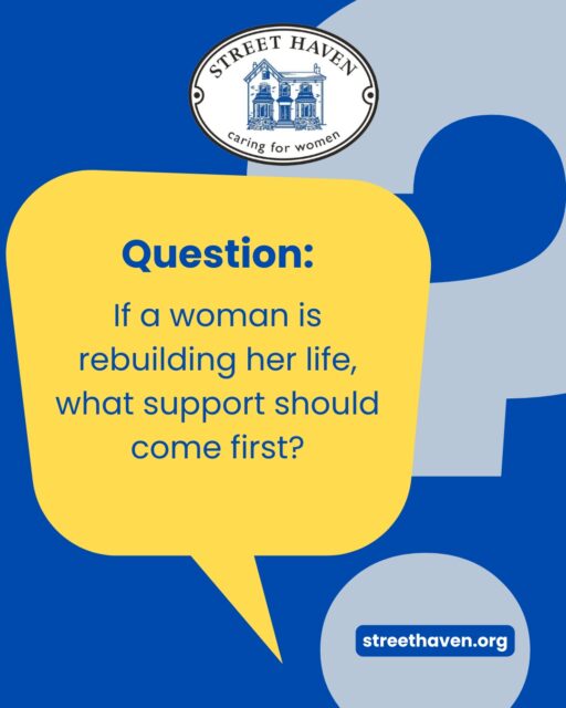 What does a woman rebuilding her life need first? Safe housing? Mental health support? A job? Community?

The truth is, it’s rarely just one. Women deserve wraparound support to ensure that they never have to choose between safety, healing, income, or connection.

At Street Haven, we offer shelter, housing, mental health and addiction support, and employment services. We provide support that meets women where they are— to help them move forward in their life with confidence.

Thanks to our followers for being on this journey with us. Your support makes this work possible. 💙

#StreetHaven #WomenSupportingWomen #Community #SupportServices #HousingSupport #MentalHealth #EmploymentTraining