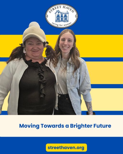 Full of life. Full of hope. Full of promise.

Krystyna is finishing her time with our Pathways to Independence program and left the office glowing with excitement for her next chapter. She told us that sometimes things feel “too good to be true” and this time, they truly were. She’s so grateful for Laura, (Stability Case Manager) who’s supported her through it all with kindness and care. Over the past year, she’s grown in confidence, independence, and self-sufficiency—and now she plans to give back to Street Haven herself!

At Street Haven, our staff give hope, dignity, and care to every woman we support—and Krystyna is proof of what’s possible.

#StreetHaven #PathwaysToIndependence #EmpowerWomen #HopeDignityCare #WomenSupportingWomen