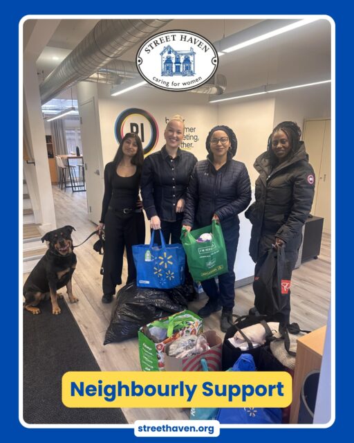 It started with one phone call 📞

Logan Ling from Response Innovations (RI) wanted to do something good for their community—and WOW did they deliver. Brand-new underwear, cozy sweaters, coats, and essentials for the women at Street Haven. 

And when we arrived? We were greeted by the real MVP… Izzy 🐶 Instant mood boost!

Our neighbourhood—Gerrard & Sherbourne—is home to one of the highest concentrations of shelters in Toronto. It’s often misunderstood, but it’s also where critical, life-changing work happens every single day.

If you’re a local business, look around. Who’s doing important work nearby? Start with a phone call—just like Logan did.

Gerrard & Sherbourne businesses, we’d love to connect. 

#CabbageTown #OldTown #EndHomelessness #StreetHaven #ChrisMoise #GiveBackToronto
