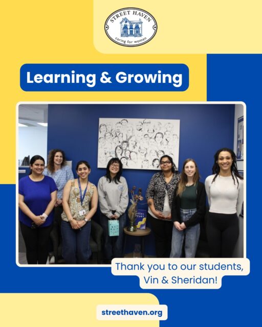 Yesterday we said goodbye to our two incredible student placements, Sheridan and Vin. Both 3rd year Bachelor of Social Work students from TMU, they have been an integral part of our Training Services team since September 2025! ✨
Sheridan supported our Employment Program, and Vin supported our Digital Literacy Program and Donation Room. Together, they both poured so much heart into our Seniors' Social Group.
It has been a joy to watch their confidence grow, their skills deepen, and their passion for social work come to life.
Wishing Sheridan and Vin all the luck, joy, and success in their future studies and beyond. We're rooting for you both! 💙👏
#StudentPlacement #BSW #StreetHaven #TrainingServices #EmploymentProgram #DigitalLiteracy #CommunityFirst #SocialWork