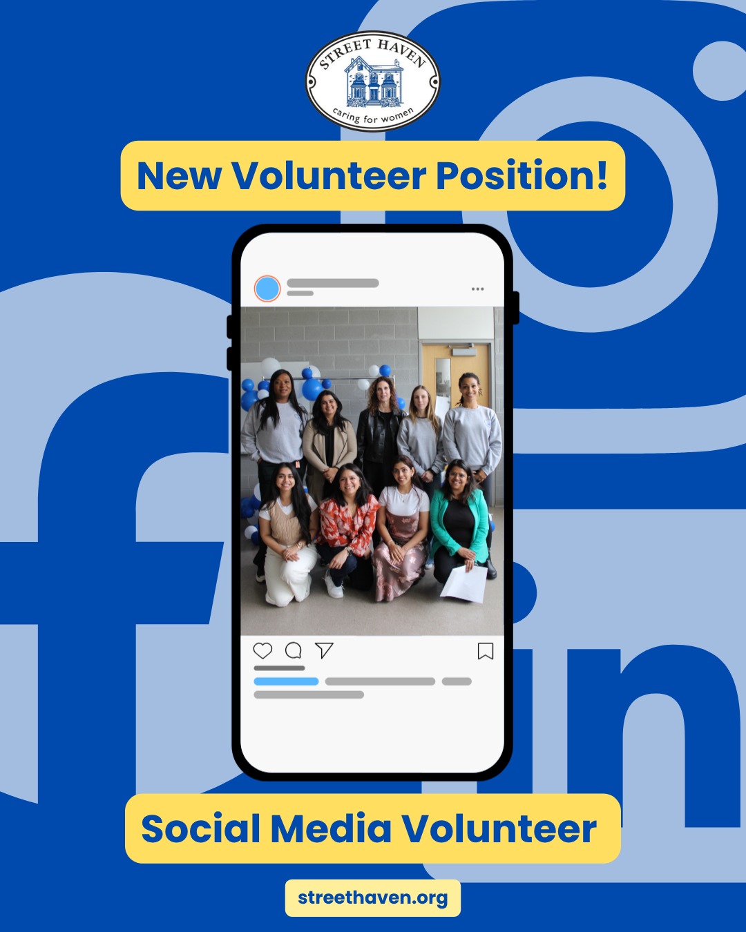 📣 We're on the hunt for a Social Media Volunteer who loves making content, telling stories, and building community online. 

 🕐 6–10 hrs/week (can be shared between 2 people!) 

📆 Starting within the next 2 weeks 

You'll be creating content, designing graphics in Canva, capturing photos/videos, and helping us grow across Instagram, TikTok, Facebook, LinkedIn & X. 

In return? Real portfolio work, creative freedom, nonprofit experience, and collaborative workplace. 🙌 

For a full volunteer position description and to apply, check out our website. Link in bio. To apply, fill out our volunteer form or reach out directly at utrivedi@streethaven.com 

#VolunteerWithUs #SocialMediaVolunteer #NonprofitLife #ContentCreator #CanvaDesign #VolunteerOpportunity #GiveBack #CommunityImpact #CreativeVolunteer