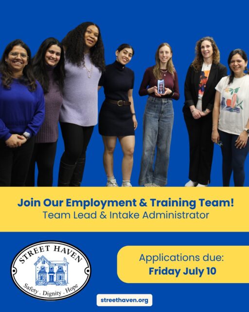 We're hiring! 📢 Two new roles on our Employment & Training team.
Street Haven is growing our Integrated Employment Support (IES) and the Skills Development Training (SDF) programs, and we’re looking for two enthusiastic, compassionate and skilled people to lead the way.
Both roles will help women facing barriers to employment build a real pathway to advance their careers.
If you've got a background in career counselling, adult education, or community work, and you want to be part of that journey, we want to hear from you.
📅 Applications close Friday, July 10, 2026.
🔗 Apply through our website. Link in bio.
Know someone who'd be great for this? Share our job posting or tag them in the comments.
#Hiring #TorontoJobs #NonprofitCareers #StreetHaven #JobOpportunity #EmploymentandTraining