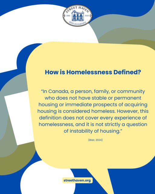 There are many factors that contribute to homelessness and often times more than one factor is being faced at once. With that, it's crucial that Street Haven's integrated services like Supportive Housing, Residential Addictions Services and the Pathways to Independence program are kept available for each woman's needed access during her journey.
Street Haven believes that all women deserve, along with the physical necessities of life, to be treated with dignity and to be given the tools and opportunities to achieve their goals. This is achieved by catering to each and every woman to better understand her, provide her with the right supports and lay out the best next steps to create communities where all women are seen and safe.
#creatingcommunity #endwomenshomelessness #integratedservicess #womensupportingwomen #supportsystem #listentohervoice