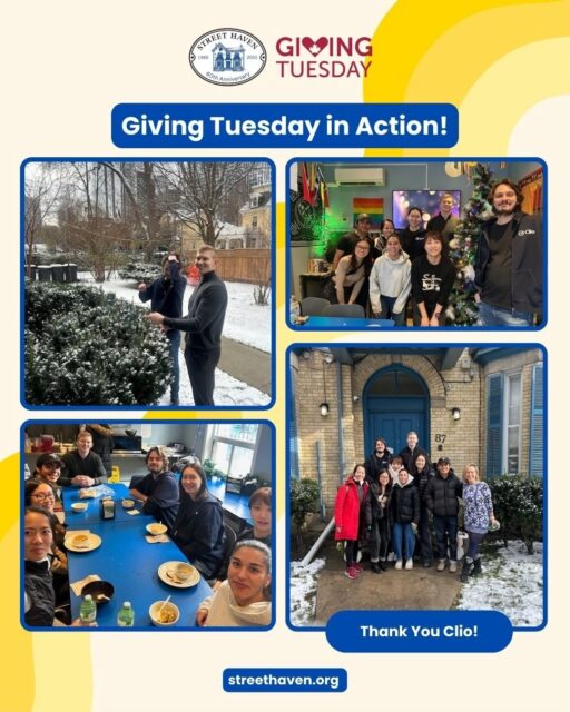 Huge thank you to the incredible team from Clio who spent their time decorating our shelter for the holidays. 

You didn’t just hang lights and ribbons — you helped bring warmth, colour, and a sense of care into a space that means so much to the women who live here. Walking in and seeing their faces light up said everything. 

This is what community at work really looks like: showing up, rolling up your sleeves, laughing together, and making a difference in a very real way. We are so grateful for your kindness, your energy, and your big hearts. 

Thank you, Clio — you truly made our space feel like home this season. 💛🎄✨ 

#CommunityAtWork #ThankYouClio #HolidayMagic #Grateful