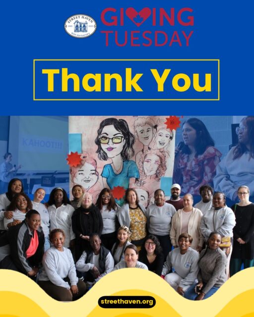 We’d like to say a huge thank you to everyone who participated in Giving Tuesday! We raised $1,496.00. It means the world that you decided to give to Street Haven.
Your generous donations will help us continue to provide crucial services for women experiencing homelessness like:
24/7 emergency shelter access
Addiction and mental health support
Pathways from transitional to permanent housing
Programs that build confidence and life skills
We couldn’t do it without you. Thank you for believing in our mission and helping women rebuild their lives with dignity and hope.
#GivingTuesday #ThankYou #SupportWomen #EndHomelessness
