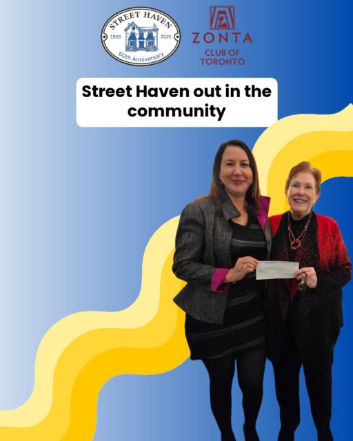 Grateful! 🙏 Andrea and I spent a beautiful evening with the Zonta Club of Toronto — women lifting women. Loved introducing Street Haven and celebrating our partnership with Times Change. Can’t wait to grow this work together. 💫

#WomenSupportingWomen #NonprofitLife #TorontoCommunity #WomenHelpingWomen #StreetHaven