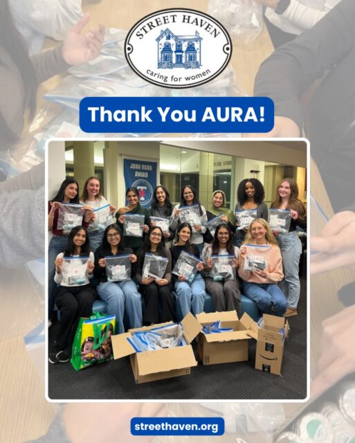 Future doctors showing up for our community? We’re here for it!
AURA is a group of amazing U of T medical students who care about the health and wellbeing of women in our community, and they really came through for us. Each kit was packed with thoughtful essentials like blankets, gloves and hygiene products.
A huge thank you to @aurauoft for thinking of our residents and putting so much care into these kits. We are so grateful and can’t wait to see what we can do in the future together! 💙
#StreetHaven #givingback #community #womensupportingwomen