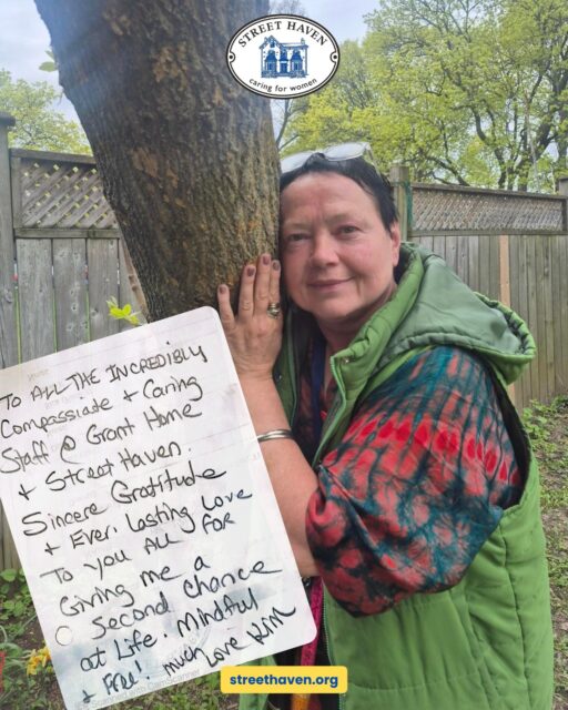 After years of searching for a way forward, Kim took one brave step and it changed everything.
She found her footing at Grant House and grew stronger at 87 Pembroke, supported every step of the way by staff who believed in her before she could fully believe in herself. Today, she's thriving in Street Haven's supportive housing program, more confident, more grounded, and more herself than ever before.
The relationships she built along the way made all the difference. Through consistent encouragement and a community that truly saw her, Kim began to rediscover her own strength.
She also found painting as a personal outlet, a quiet practice that lets her express what words can't quite hold.
Kim greets each day as a second chance. And her story is a reminder of what becomes possible when the right support meets someone who's ready to rise.
Thank you, Kim, for your trust and for the light your story brings to so many. 💙
#StreetHaven #Resilience #HealingJourney #SupportiveHousing #Hope #WomenEmpowerment #SecondChances #CommunityMatters